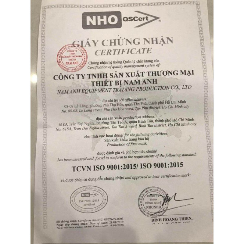 1 Hộp Khẩu Trang Y Tế