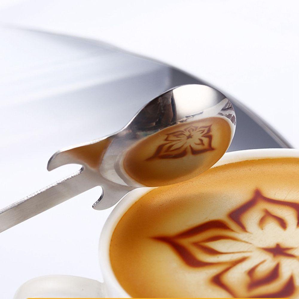 Muỗng Cà Phê Hình Hoa Hồng|1 Cây Khuấy Bằng Thép Không Gỉ Hình Cây Đàn Ghi Ta