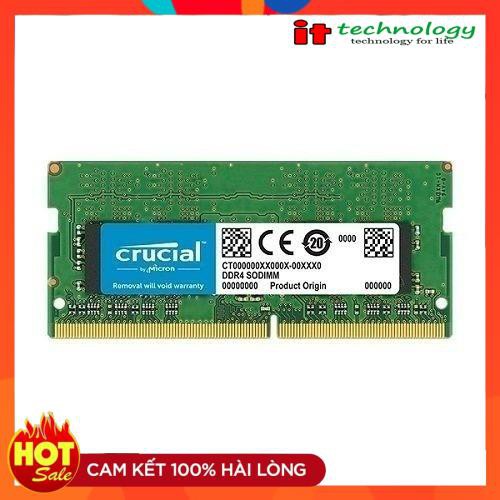 🎁 RAM Laptop Crucial 8GB DDR4 2400MHz SODIMM - Hàng Nhập Khẩu