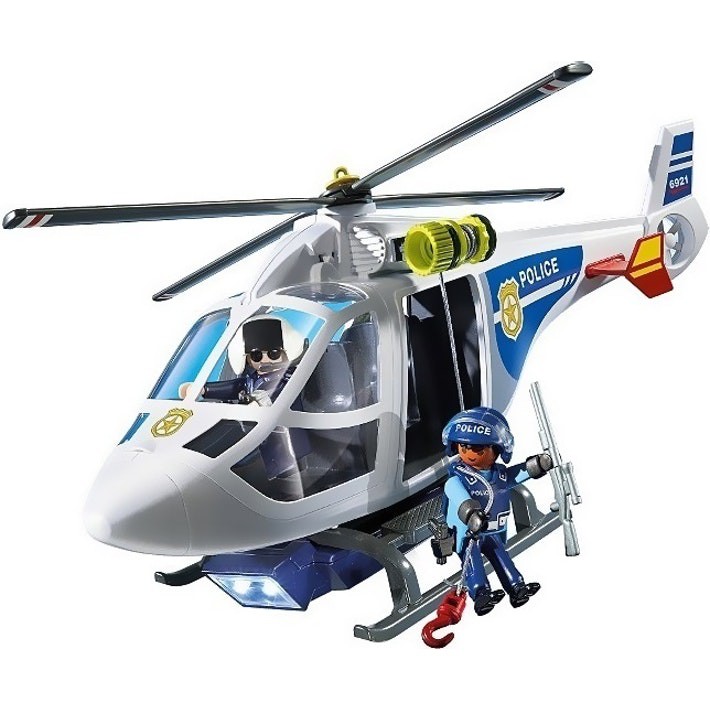 Đồ chơi nhập vai Playmobil TRỰC THĂNG CẢNH SÁT VỚI ĐÈN LED