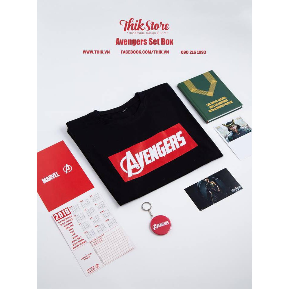 [shopee haul] ÁO THUN AVENGERS THIẾT KẾ 100% COTTON