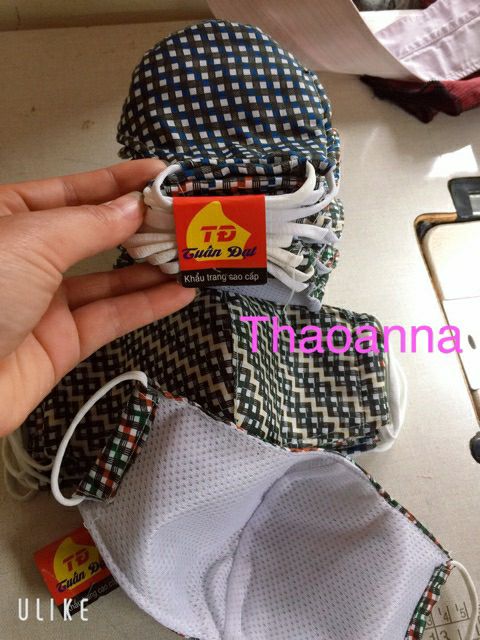 khẩu trang người lớn:kẻ +màu(3lop) | BigBuy360 - bigbuy360.vn