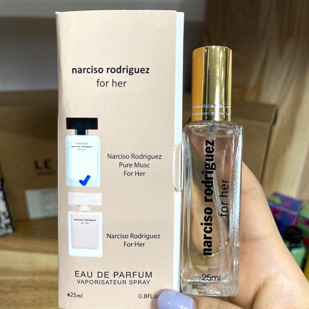 Nước hoa nội địa trung nữ Narciso Rodriguez For Her Pure Musc 25ml thơm lâu hương gỗ quyến rũ trầm ấm