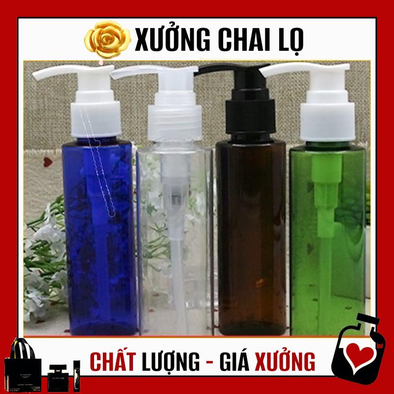 Chai Chiết Mĩ Phẩm ❤ TOP GIÁ RẺ ❤ Chai nhựa pet xịt vòi nhấn 100ml - chai lọ chiết mỹ phẩm , phụ kiện du lịch