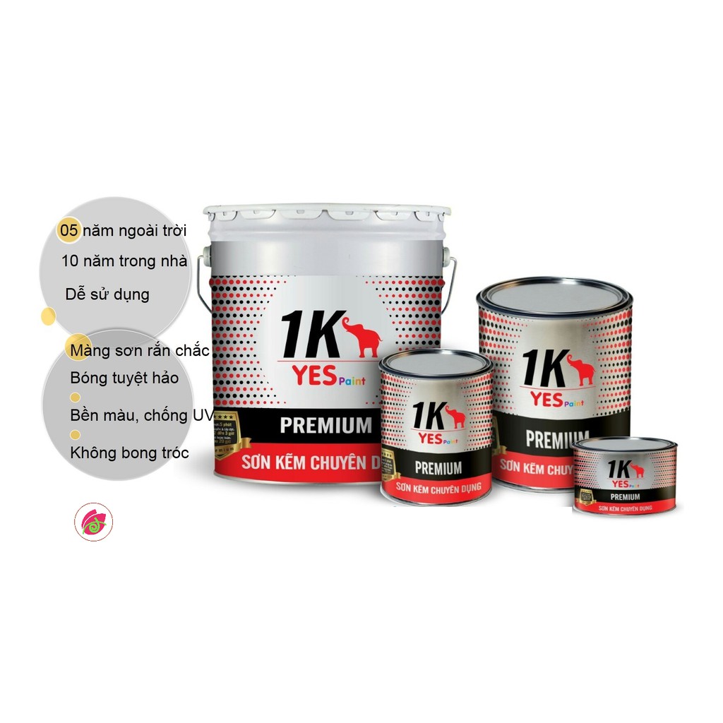 ( 3kg cả bì ) Dầu Bóng 1K Yes Paint - Thay Thế Dầu Bóng 2K ( Sơn bóng 1K YES PAINT ) 2700g