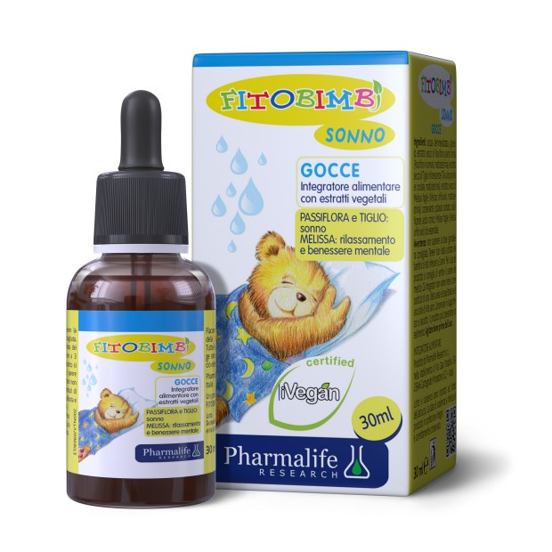 Siro thảo dược Fitobimbi Sonno giúp bé dễ ngủ, trẻ em ngủ ngon sâu giấc, giảm căng thẳng thần kinh, quấy khóc, khó ngủ