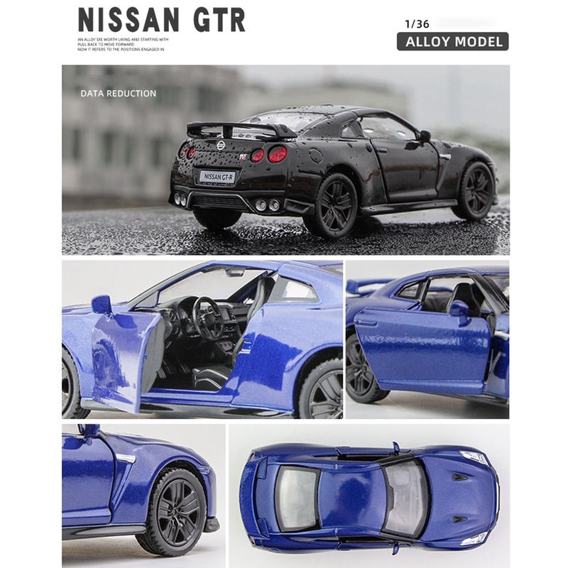 Mô Hình Xe Hơi Thể Thao Nissan GTR R35 Tỉ Lệ 1: 36