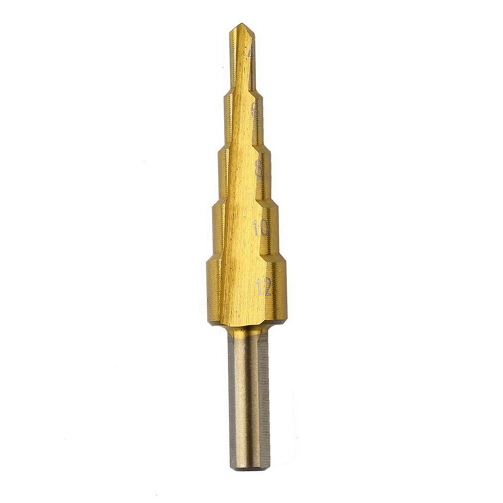 Set 3 Mũi Khoan Mạ Titan 4-12 4-20 4-32mm Chuyên Dụng