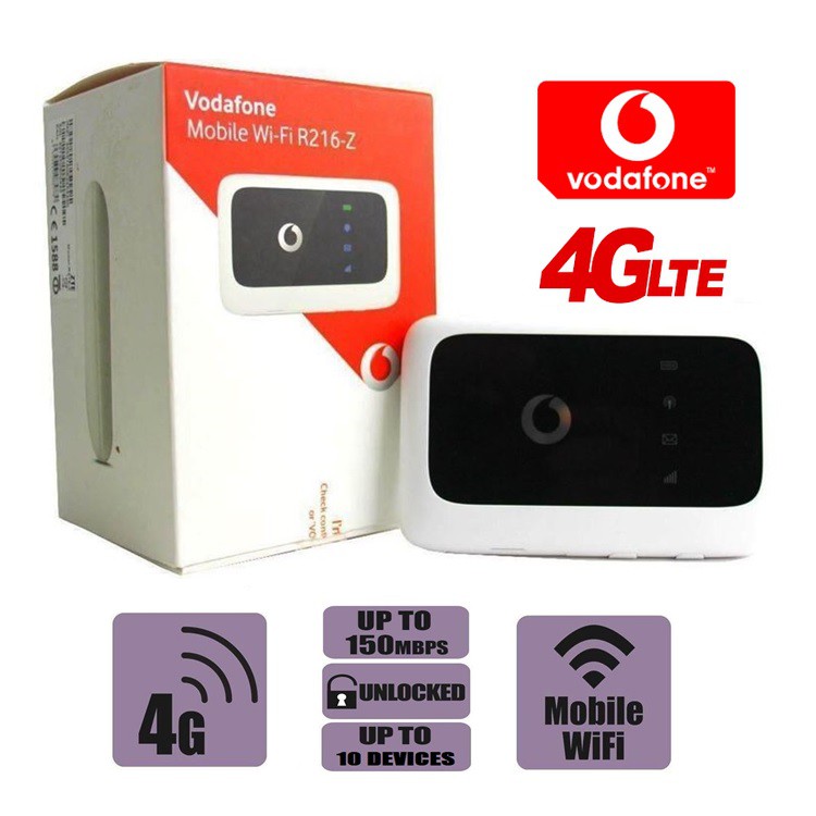 Bộ phát Wifi 4G Vodafone R216z tốc độ 300Mbps. Chính hãng Vodafone