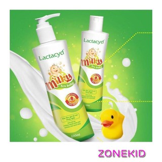 Sữa tắm Lactacyd Milky, sữa tắm gội cho bé chai 500ml