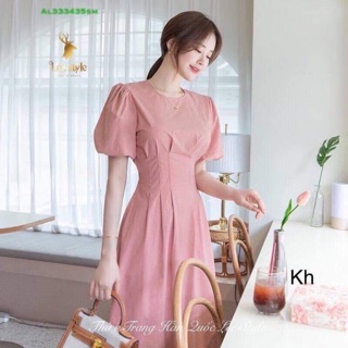 Đầm voan lụa mãi chít eo mềm mịn