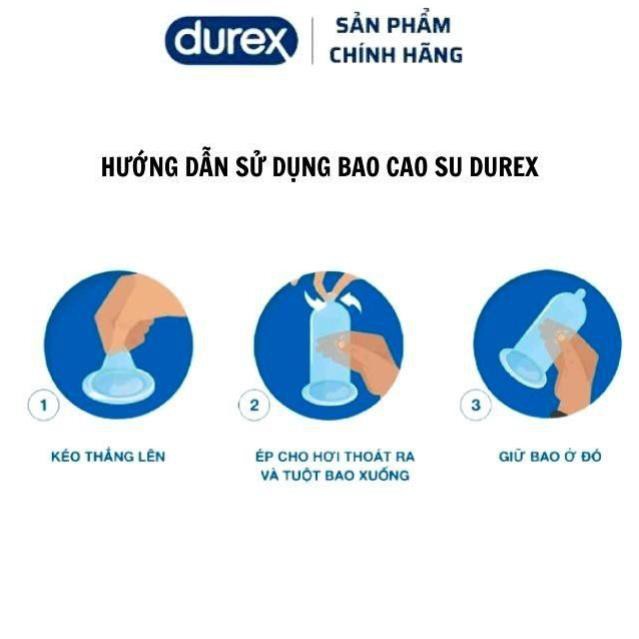 [Freeship] Bao Cao Su Durex Kingtex Chính Hãng Ôm Khít Phù Hợp Với Quý Ông Việt Hộp 12 bao –durex_officialstore