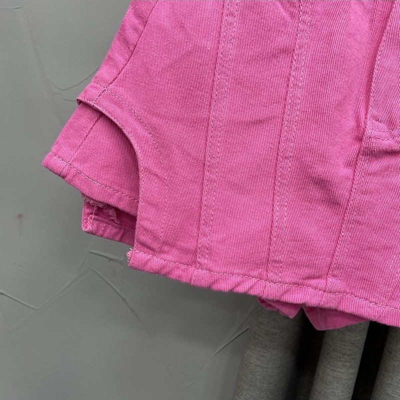 Quần đùi giả váy jean MURIOKI lưng cao thời trang trẻ trung dành cho nữ