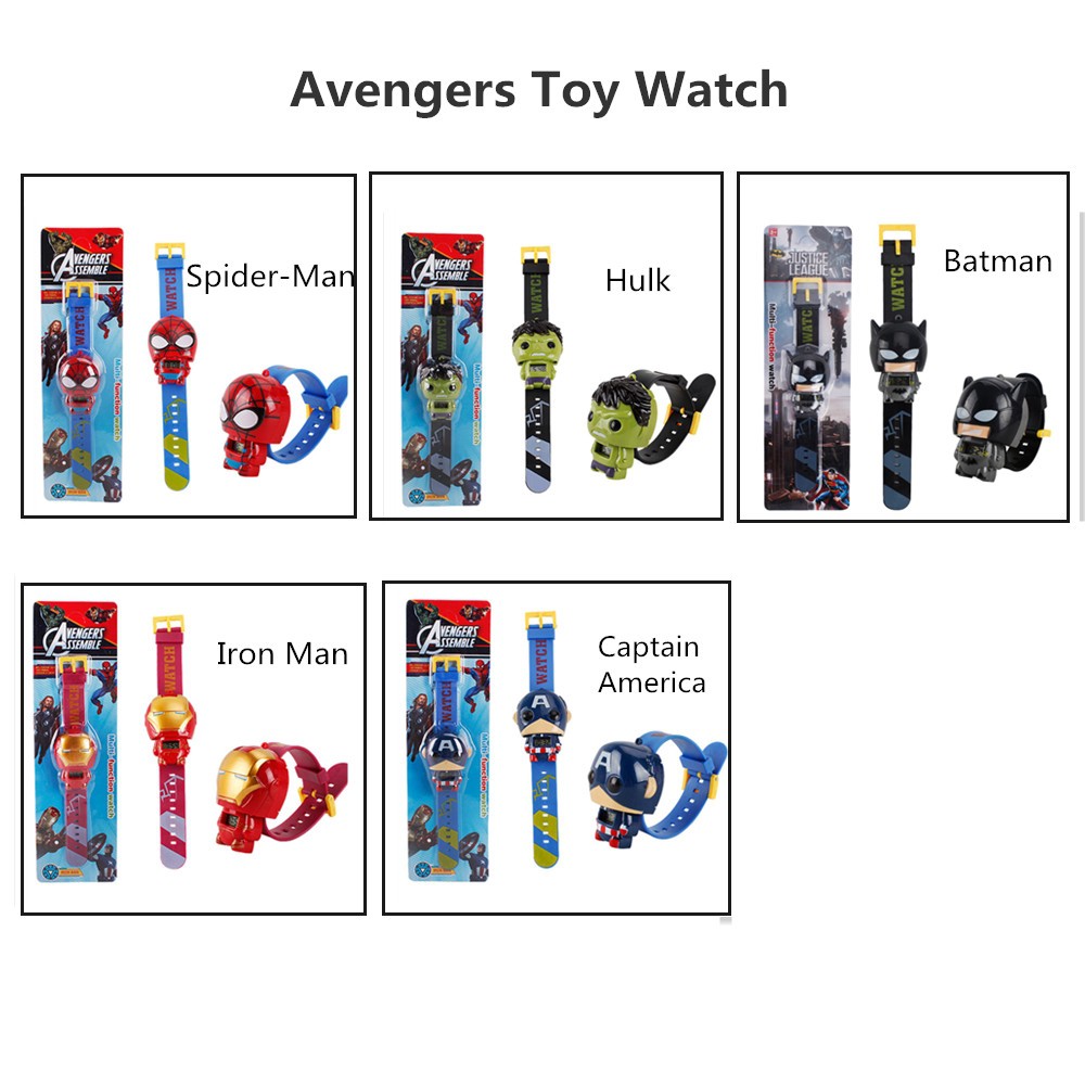 Đồng hồ điện tử họa tiết người Nhện đa dạng xinh xắn cho bé | BigBuy360 - bigbuy360.vn