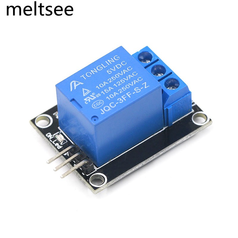 Mô Đun Rơ Le 1 Kênh 5v Ky-019 Cho Arduino, kết hợp mạch cảm biến ánh sáng tự động bật tắt đèn