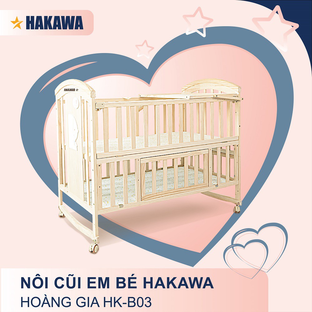 NÔI CŨI EM BÉ HAKAWA HOÀNG GIA 1 HK-B03 - PHÂN PHỐI CHÍNH HÃNG - BẢO HÀNH 3 NĂM CHÍNH HÃNG