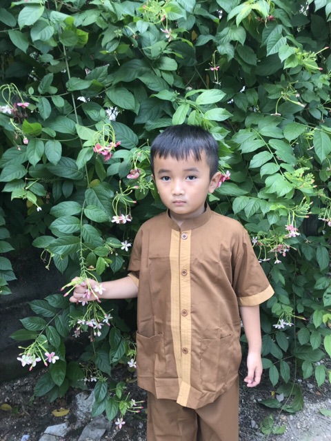 Mẫu cho bé trai từ 10-40ký, đồ bộ đi chùa