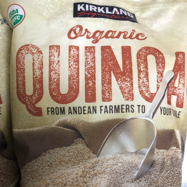 Hạt diêm mạch hữu cơ Kirkland organic quinoa - Túi 2.04 kg