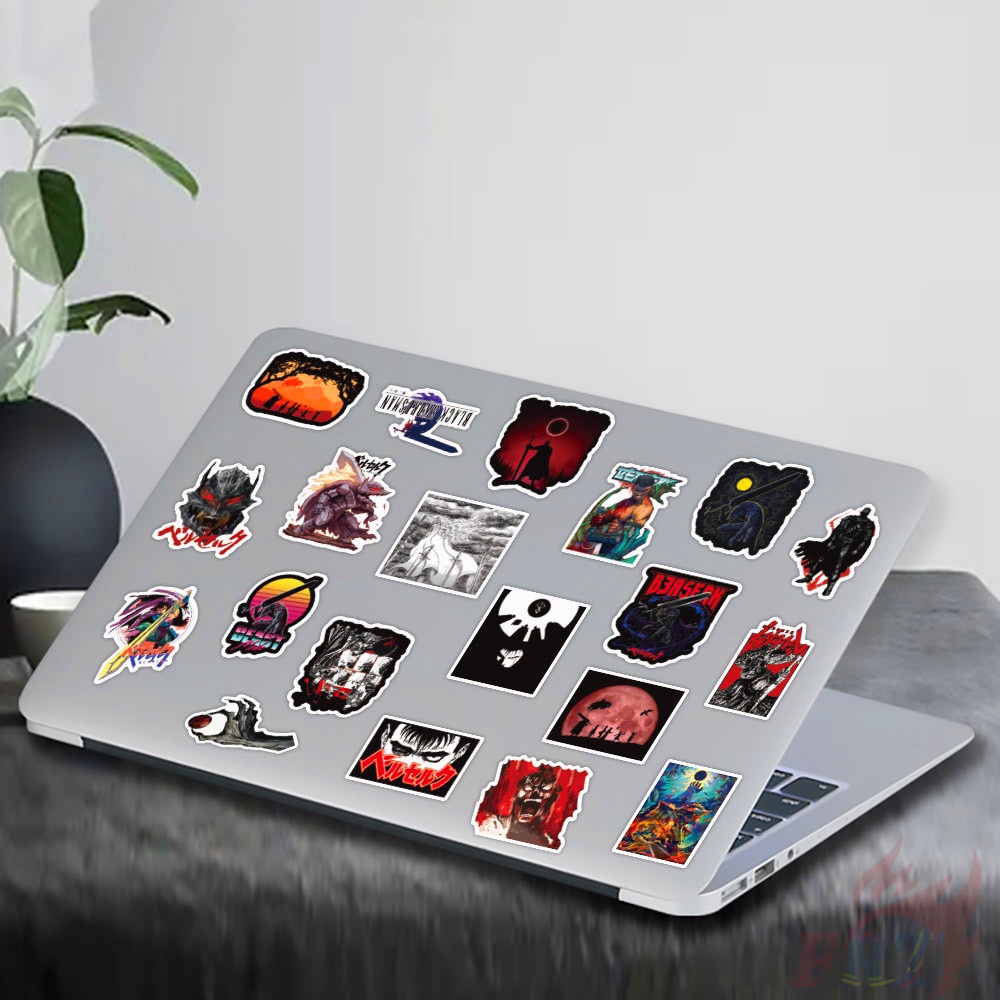 50 Cái / Bộ ❉ Berserk Series 02 Nhãn Dán ❉ Sticker Dán Tường Chống Thấm Nước Họa Tiết Doodle Hợp Thời Trang