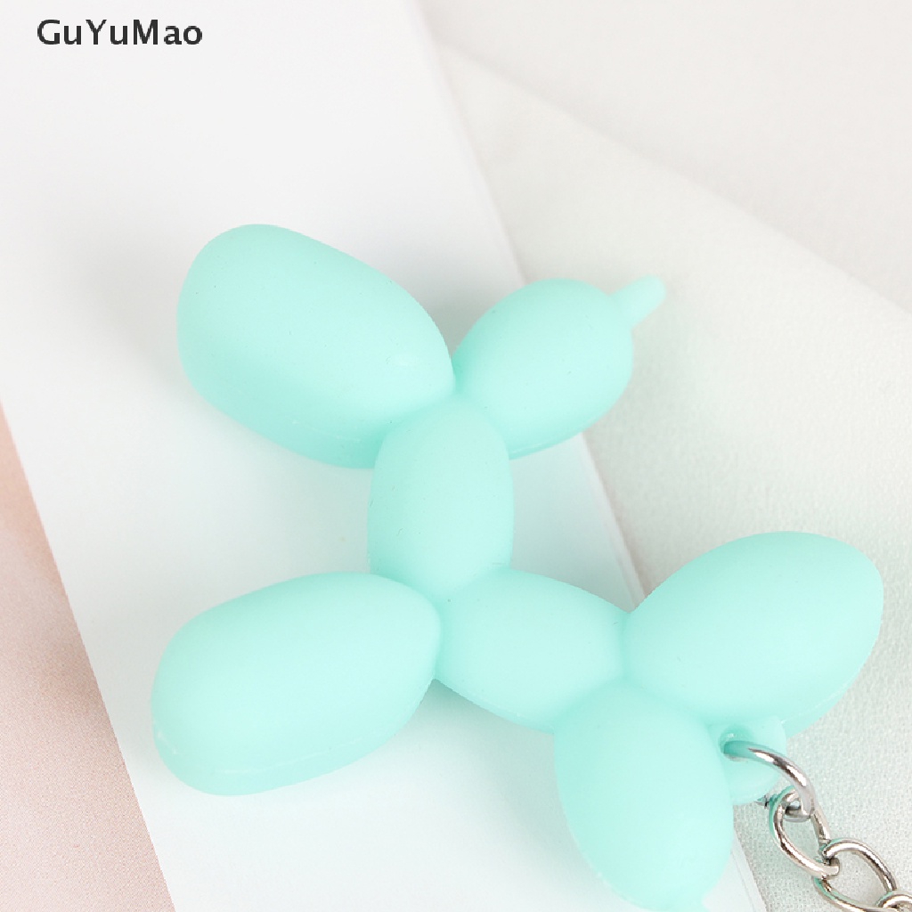 [cxGUYU] Cartoon Balloon Dog Keychain Ring Pendant Couple Key Chain Bag Pendant Gifts  PRTA