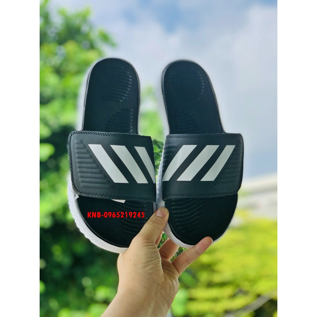 Dép 𝐀𝐃𝐈𝐃𝐀𝐒,dép adidas,dep adidas Alphabounce,dép quai ngang nam nu 3 sọc hàng xịn 1-1 đế dày nhẹ tặng hộp đen viền trắng