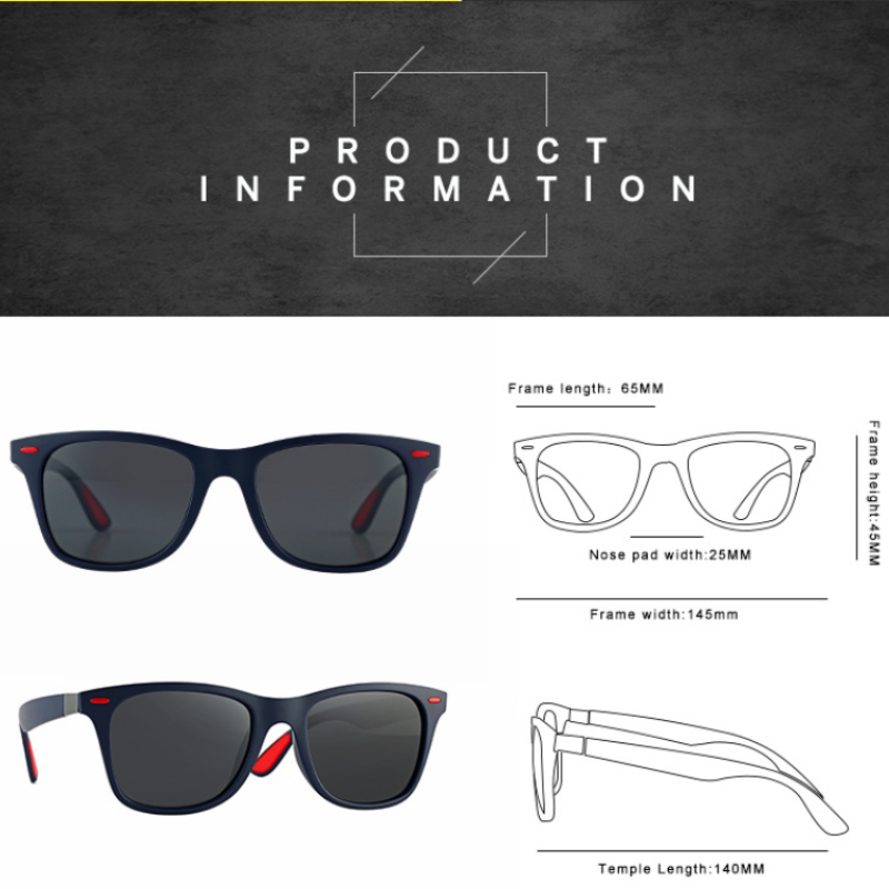 Kính Mát Phân Cực Chống Ánh Sáng Xanh Dùng Khi Lái Xe Cho Nam Và Nữ