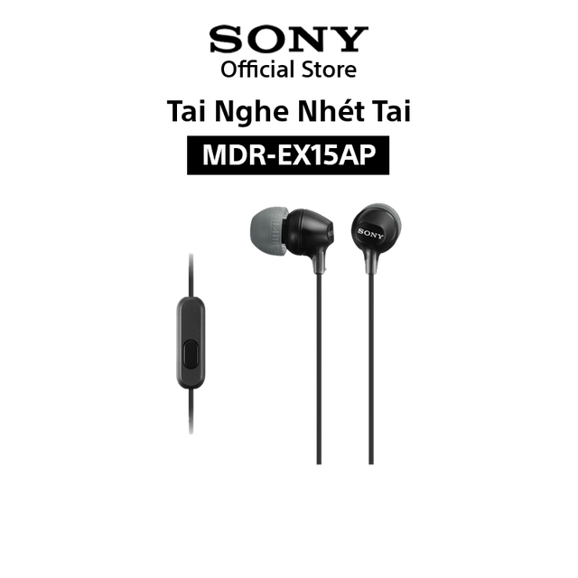 Tai nghe Sony In-ear MDR-EX15AP - Hàng Chính Hãng