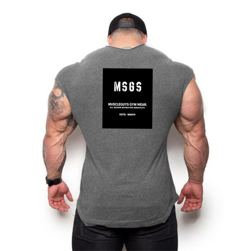 Áo thun cotton nam tay ngắn dáng ôm tập thể thao