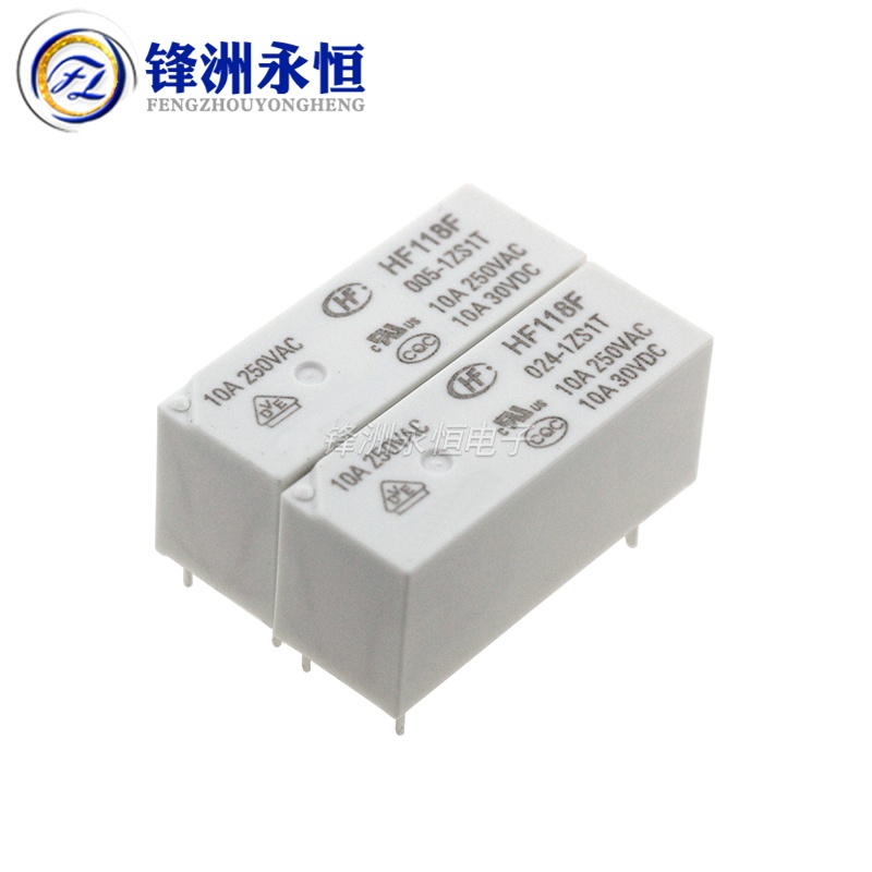 Rơ Le 5 Pins 10A Hf118f JQX-118F 005 012 024 048-1ZS1T