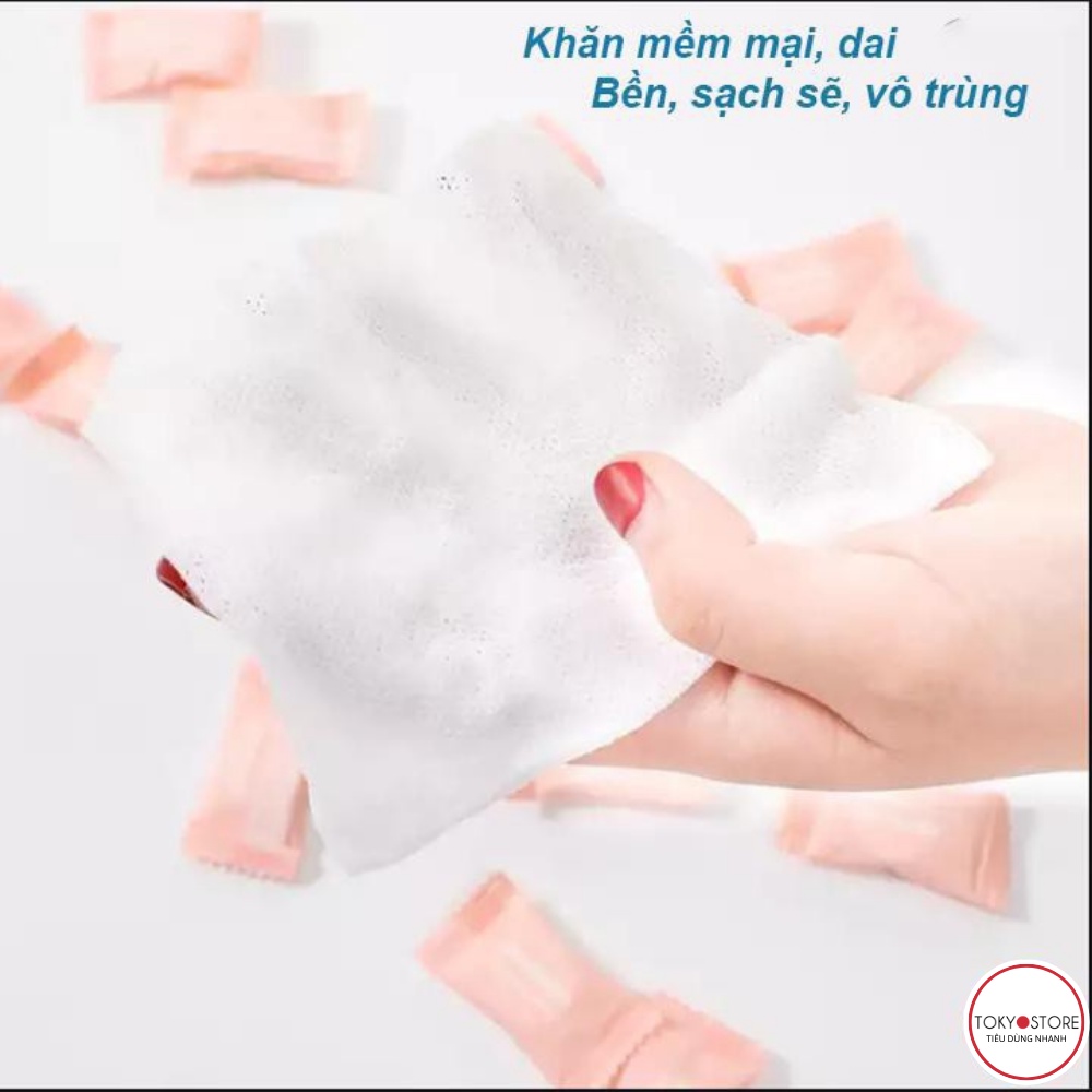 Khăn Giấy Nén Dạng Viên Kẹo Cao Cấp [TK046]