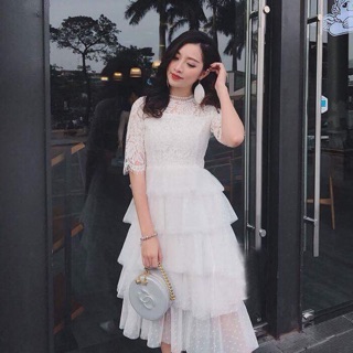 Đầm ren dự tiệc siêu xinh