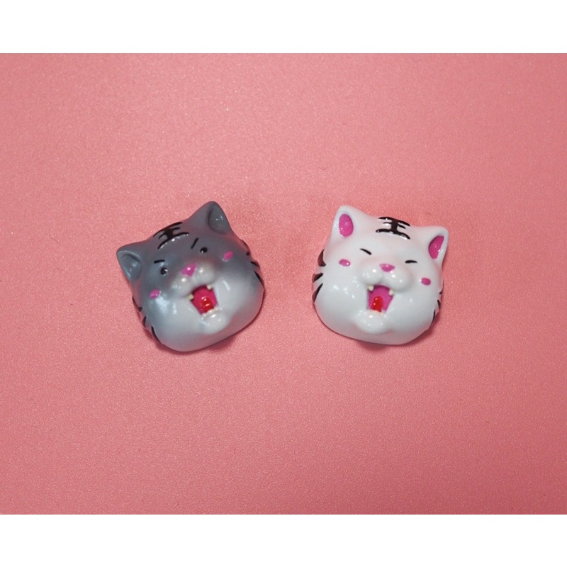 Nút bàn phím cơ hình hổ mắt híp màu trắng/ Resin keycap/ Keycap set/ Esc keycap/ Gift for gamer