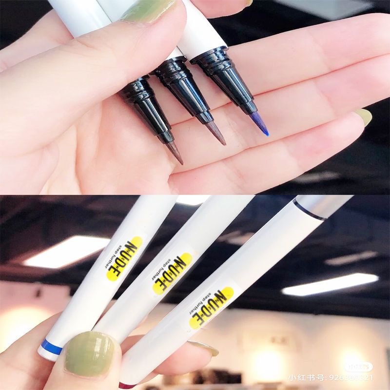 Bút kẻ mắt có màu không thấm nước khô nhanh lâu trôi không lem siêu mịn dành cho nữ/ người mới bắt đầu | BigBuy360 - bigbuy360.vn