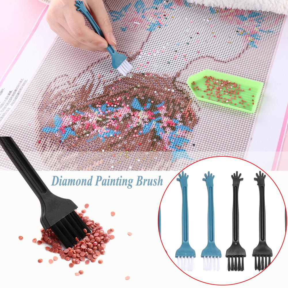 LAY Bộ 6 Cọ Nhựa Dùng Thêu Tranh Tiện Dụng DIY