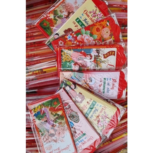 sỉ 10 tập lì xì giấy