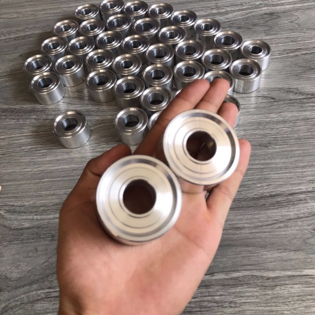 Tiêu nhôm bằng  gắn pô leovince giảm thanh cho pô độ