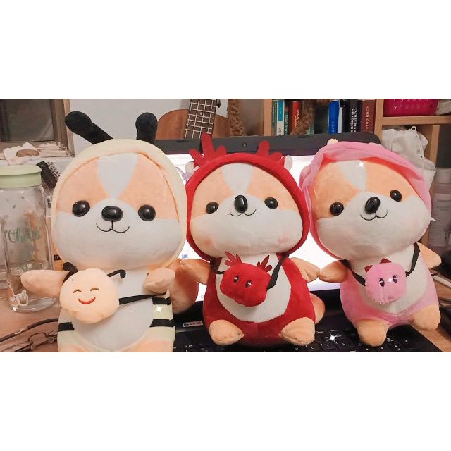 Gấu bông chó Shiba cosplay kích thước 20cm (GIAO NGẪU NHIÊN)  Reply18