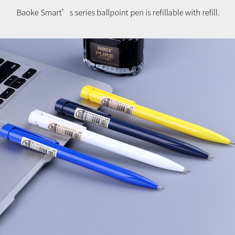 Bút Bi 1.0mm 4 MàuTrong 1 Đầu Bắm BAOKE-B61