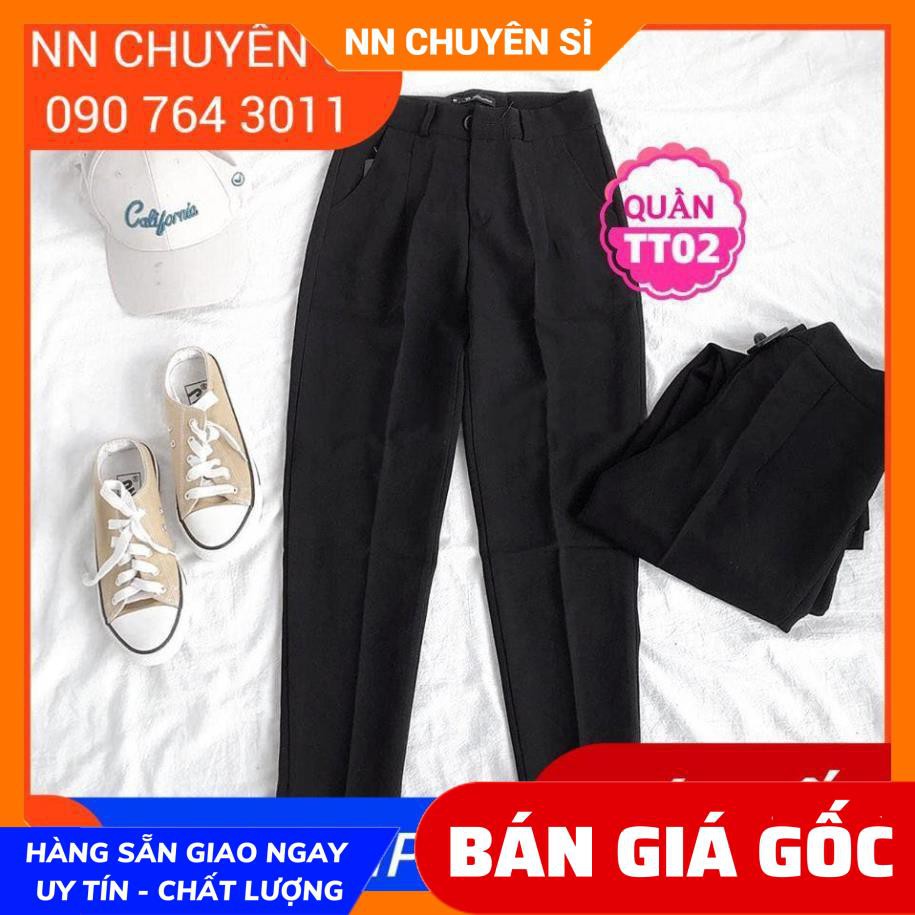 QUẦN TÂY NÚT CỰC XINH TT02 ⚡ẢNH THẬT⚡ QUẦN TÂY ỐNG ĐỨNG