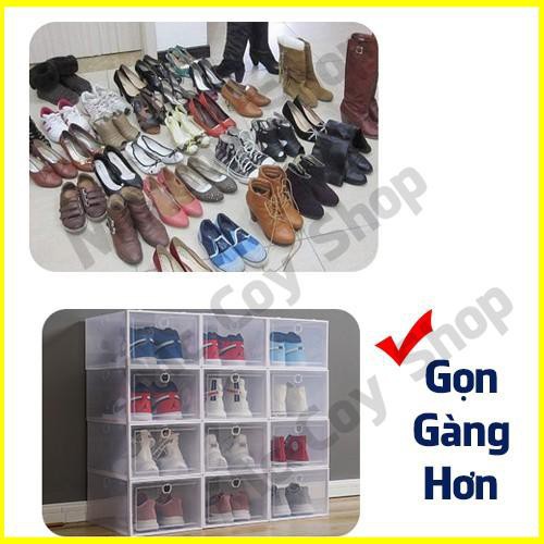 10 Hộp Box Đựng Để Giày Dép Nam Nữ, Mẹ Và Bé Bằng Nhựa Cứng Mica Trong Suốt Đồ Cao Cấp Giá Rẻ Mc Coy Shop