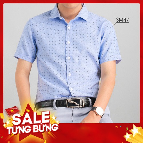 -Hàng nhập khẩu Áo Sơ Mi Nam Ngắn Tay Công Sở Thời Trang VICERO Liên hệ mua hàng 084.209.1989