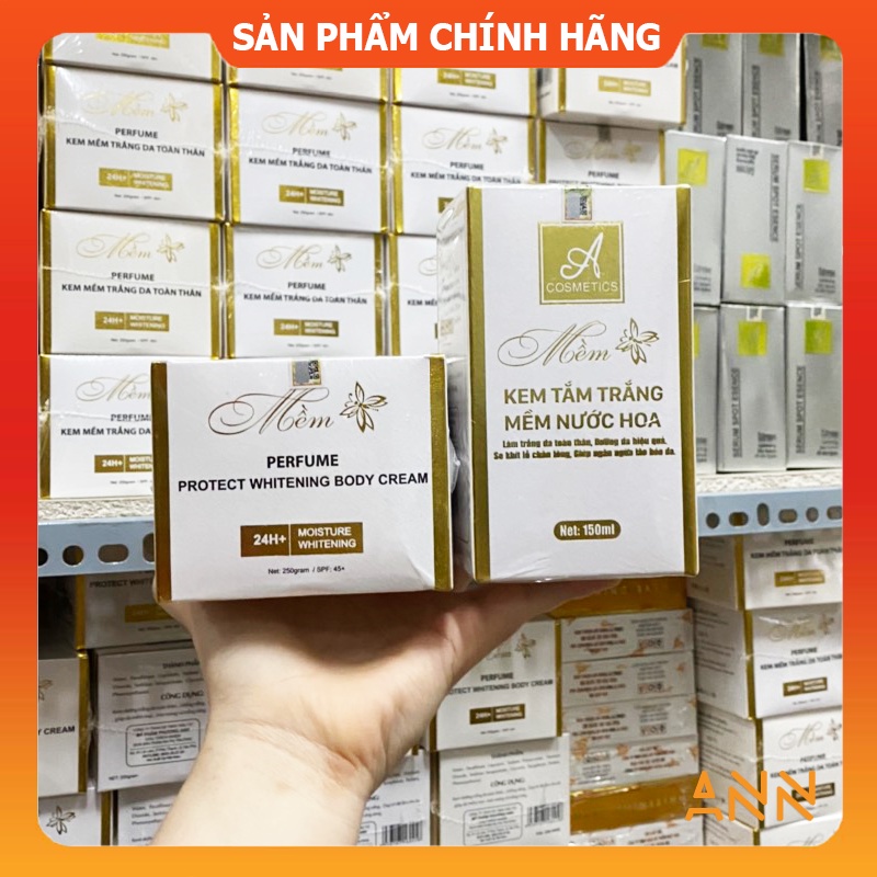 [Chính hãng] Combo Kem Body Mềm Nước Hoa A Cosmetics + Tắm trắng mềm Mỹ phẩm Phương Anh