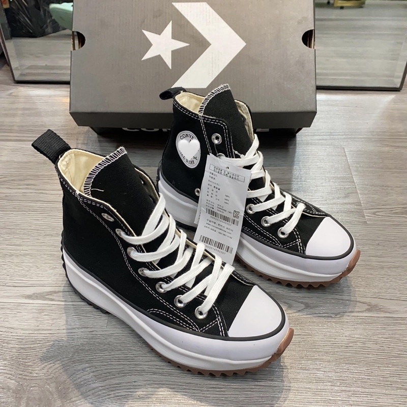 giày sneaker độn đế răng cưa nam nữ convers.e