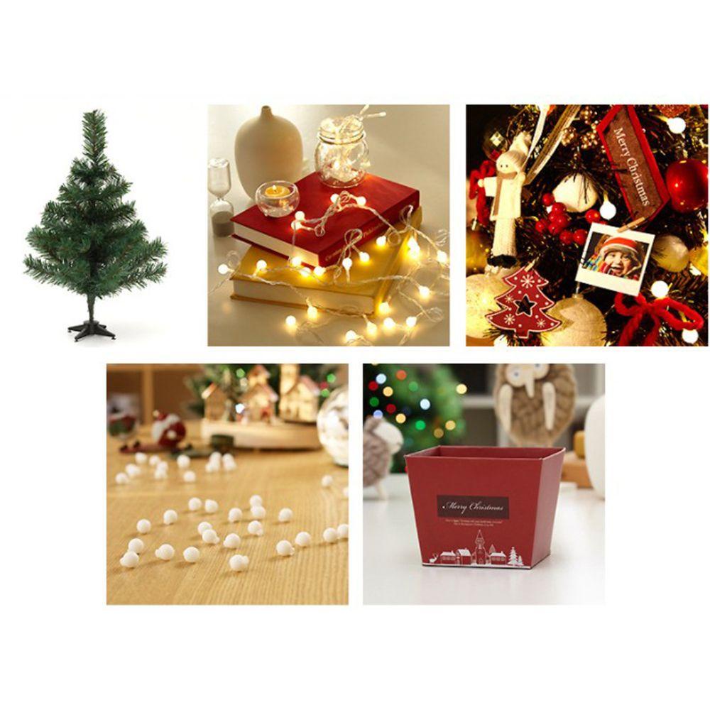 Cây Thông Noel Gắn Đèn LED 45cm Để Bàn Trang Trí Tiệc Giáng Sinh