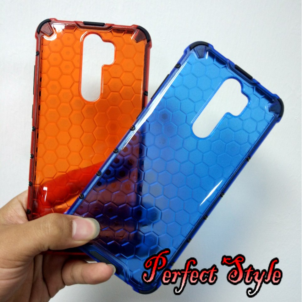 Ốp lưng chống sốc, chống va đập tuyệt đối cho Xiaomi  note 8 / note 8 pro họa tiết lục lăng đẹp mắt