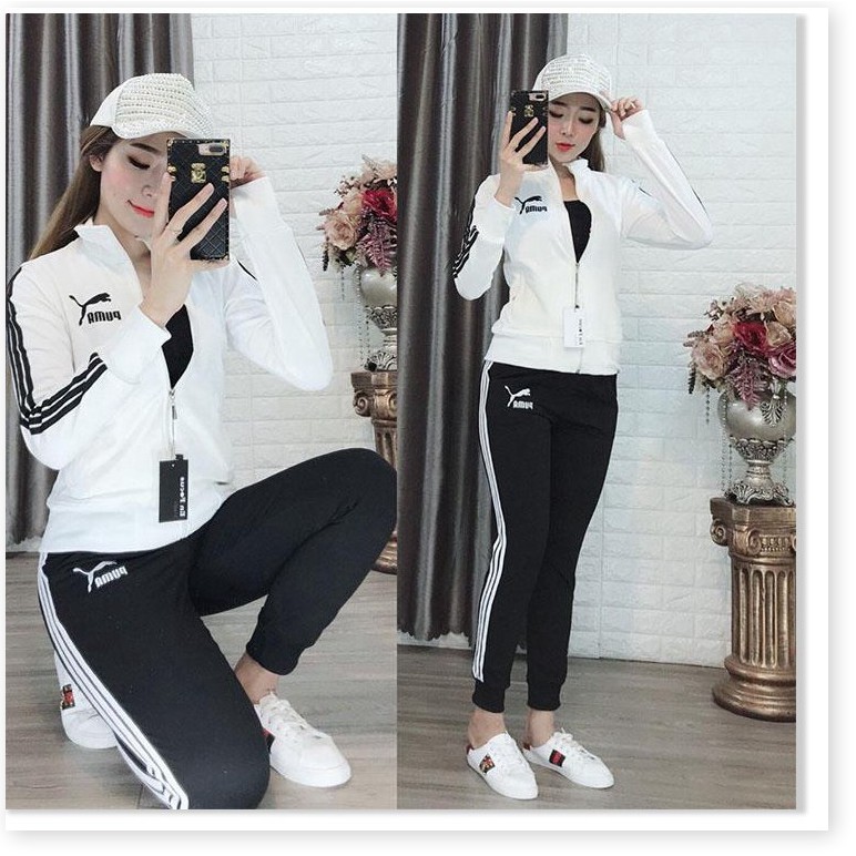 Bộ đồ thể thao nữ hot girl Puma