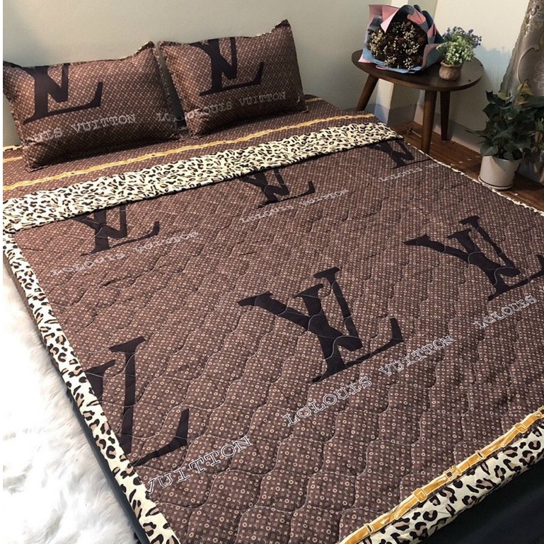 Bộ chăn hè ga gối tặng 1 vỏ gối ôm poly cotton set 5 món ( được chọn mẫu)