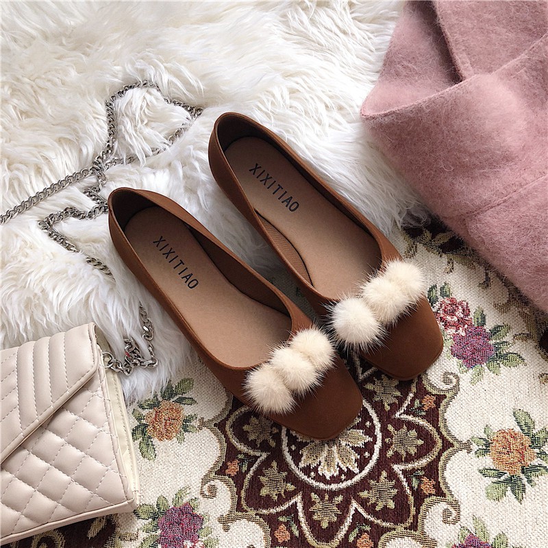 Giày búp bê nhựa bông