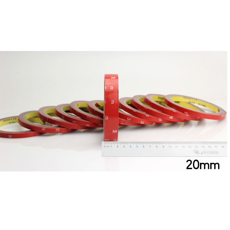 Keo Dán Cường Lực 2 Mặt 3M Băng keo 3M dài 3 mét miếng lót keo bằng bọt acrylic