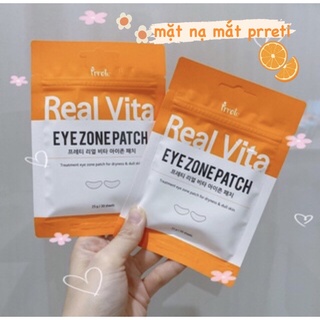 Mặt nạ mắt Prretii Real Vita Eye Zone Patch 30 miếng